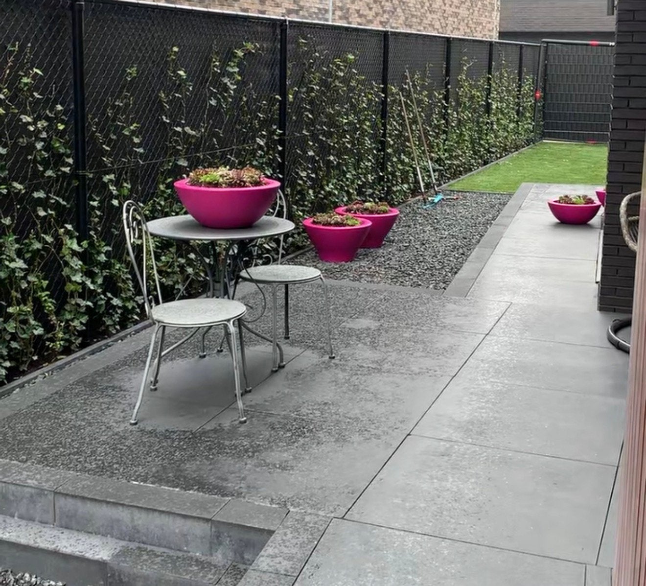 Set roze Elho bloempotten / schalen (9-delig), Tuin en Terras, Ophalen, Gebruikt, Kunststof