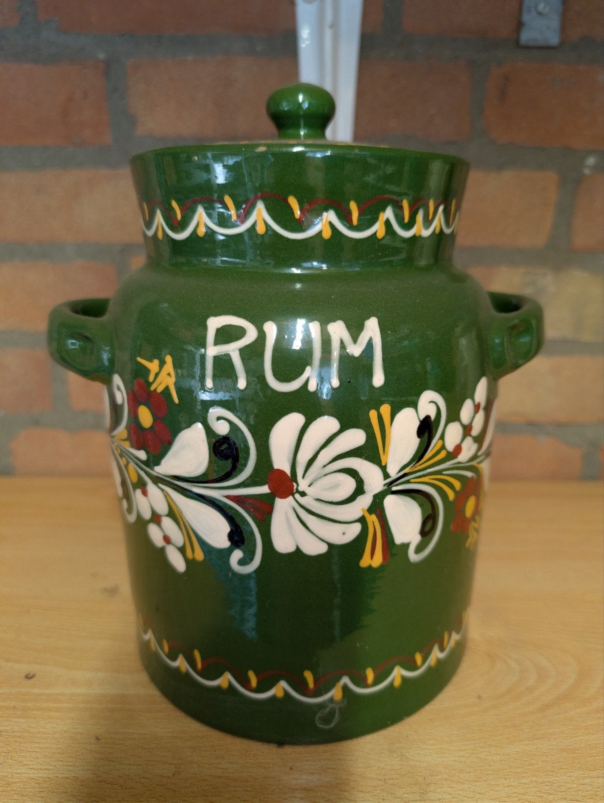 Prachtige Groene MHV Keramische Rumtopf, Ophalen of Verzenden