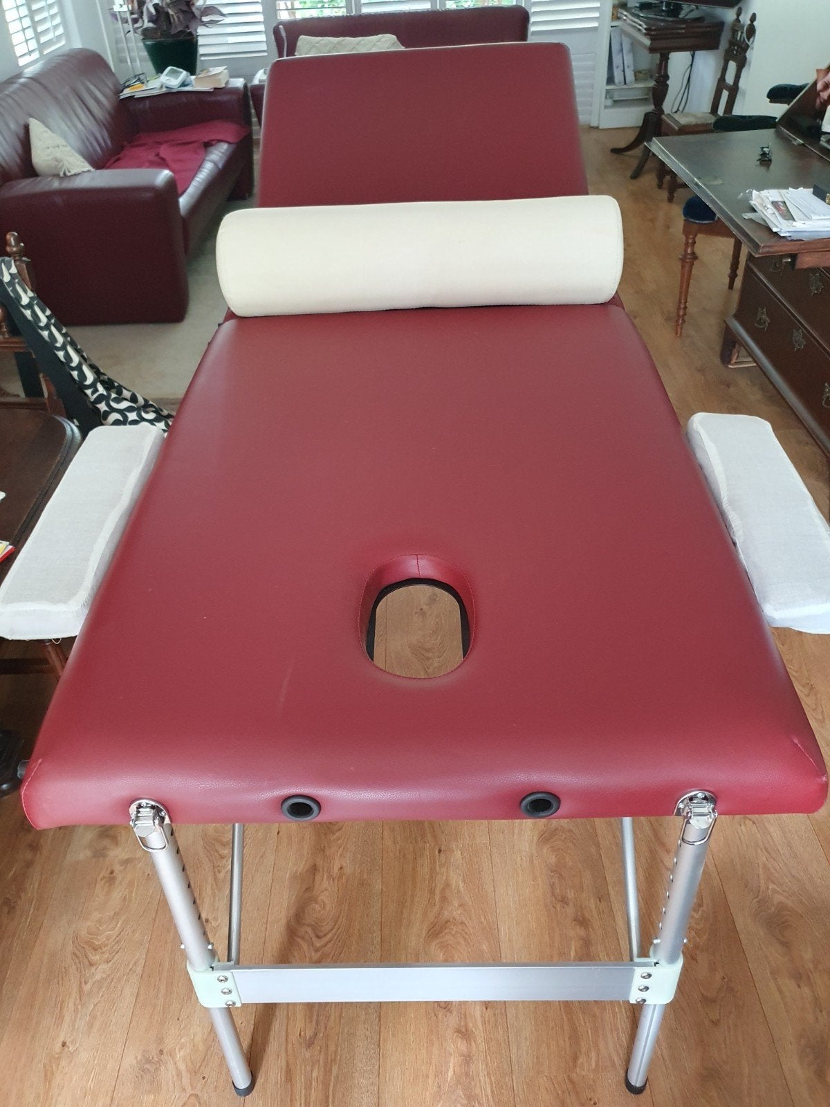 Inklapbare massagetafel, Sport en Fitness, Ophalen, Zo goed als nieuw, Massagetafel