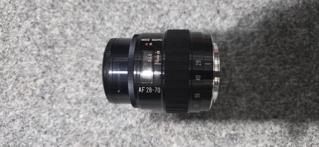 Minolta AF 28-70mm f/3.5-4.5 Hanimex HMC zoomlens, Gebruikt, Ophalen of Verzenden, Standaardlens