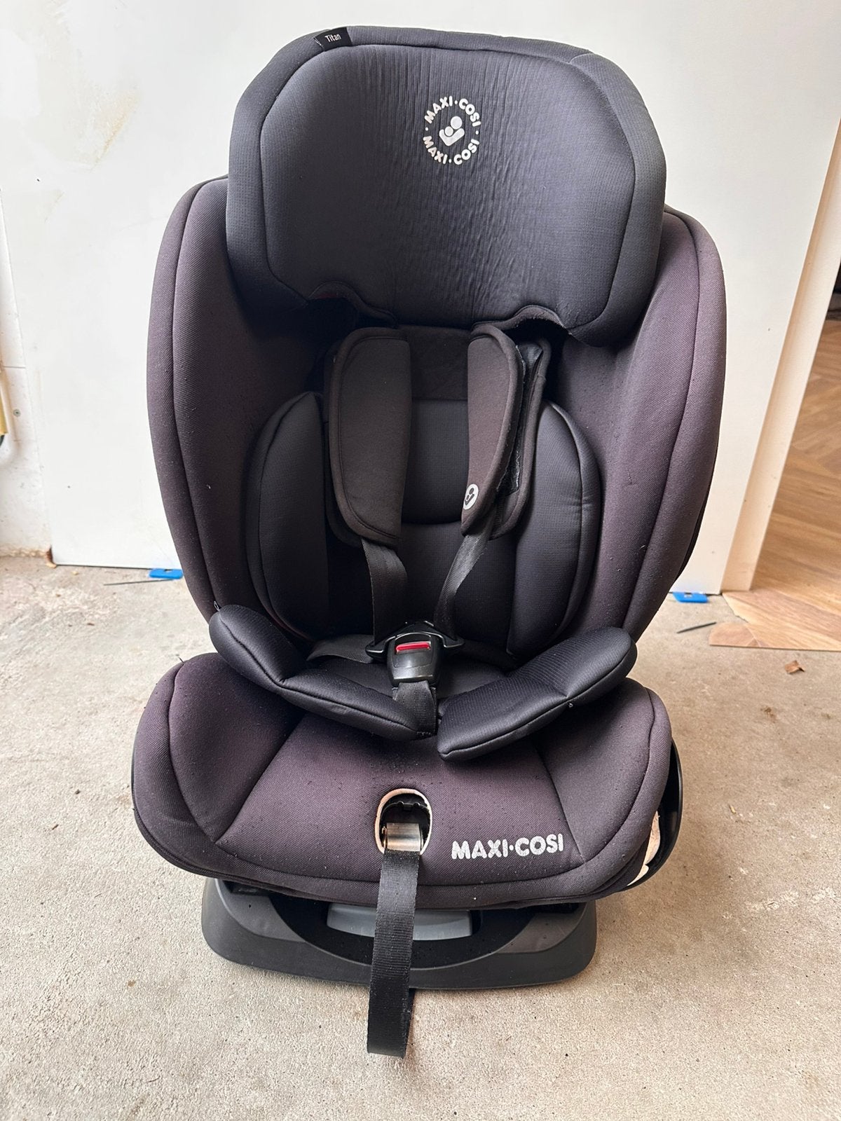 Maxi-cosi auto stoel met isofix, Ophalen, Gebruikt, 0 t/m 18 kg, Afneembare rugleuning