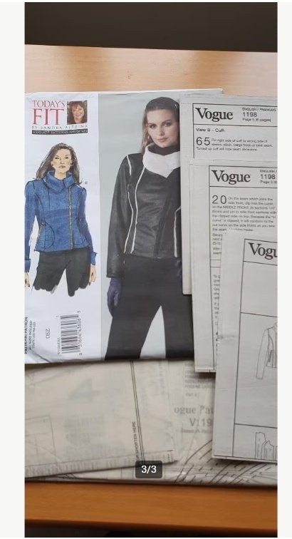 Vogue patroon V 1198 - Sandra Betzina Today`s Fit, Hobby en Vrije tijd, Kledingpatronen, Overige merken, Vrouw, Nieuw, Ophalen of Verzenden