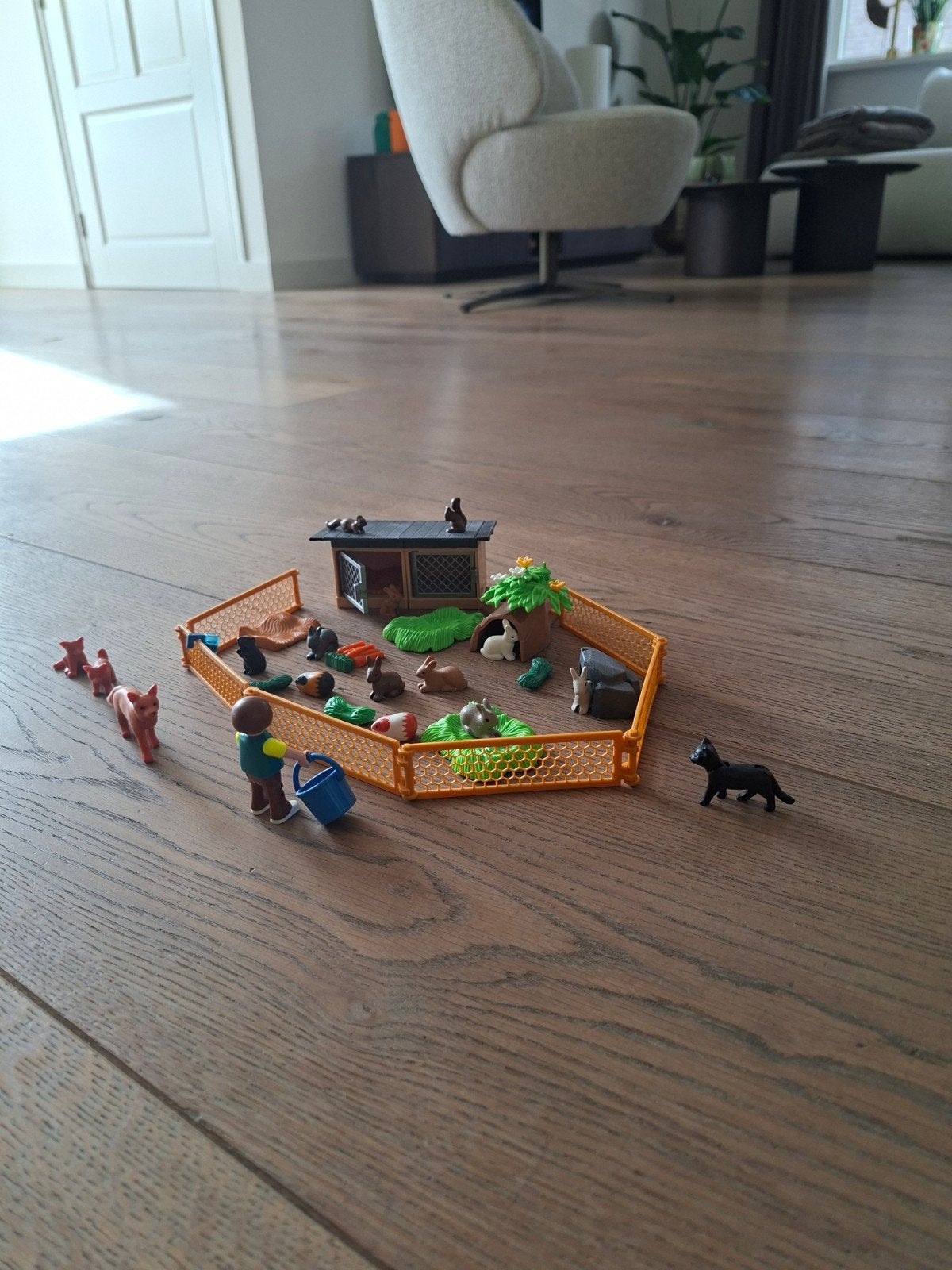 Playmobil Dierenverblijf met Konijnen en Cavia's, Ophalen, Zo goed als nieuw, Jongen of Meisje