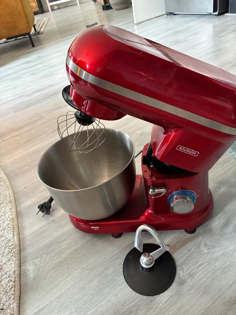Keukenmachine Bourgini, 4 liter of meer, Ophalen, Gebruikt, 3 snelheden of meer