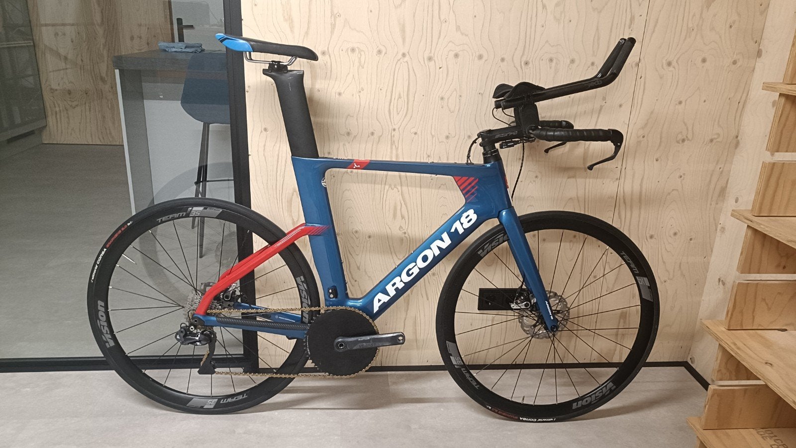 Argon 18 E117 Disc Tijdritfiets - Triatlon, Fietsen en Brommers, Overige merken, 28 inch, Gebruikt, Carbon