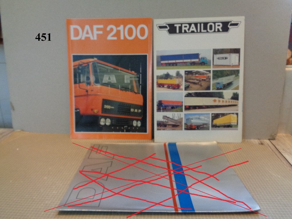 daf 2100en trailer folder, Ophalen of Verzenden, Zo goed als nieuw, Overige merken