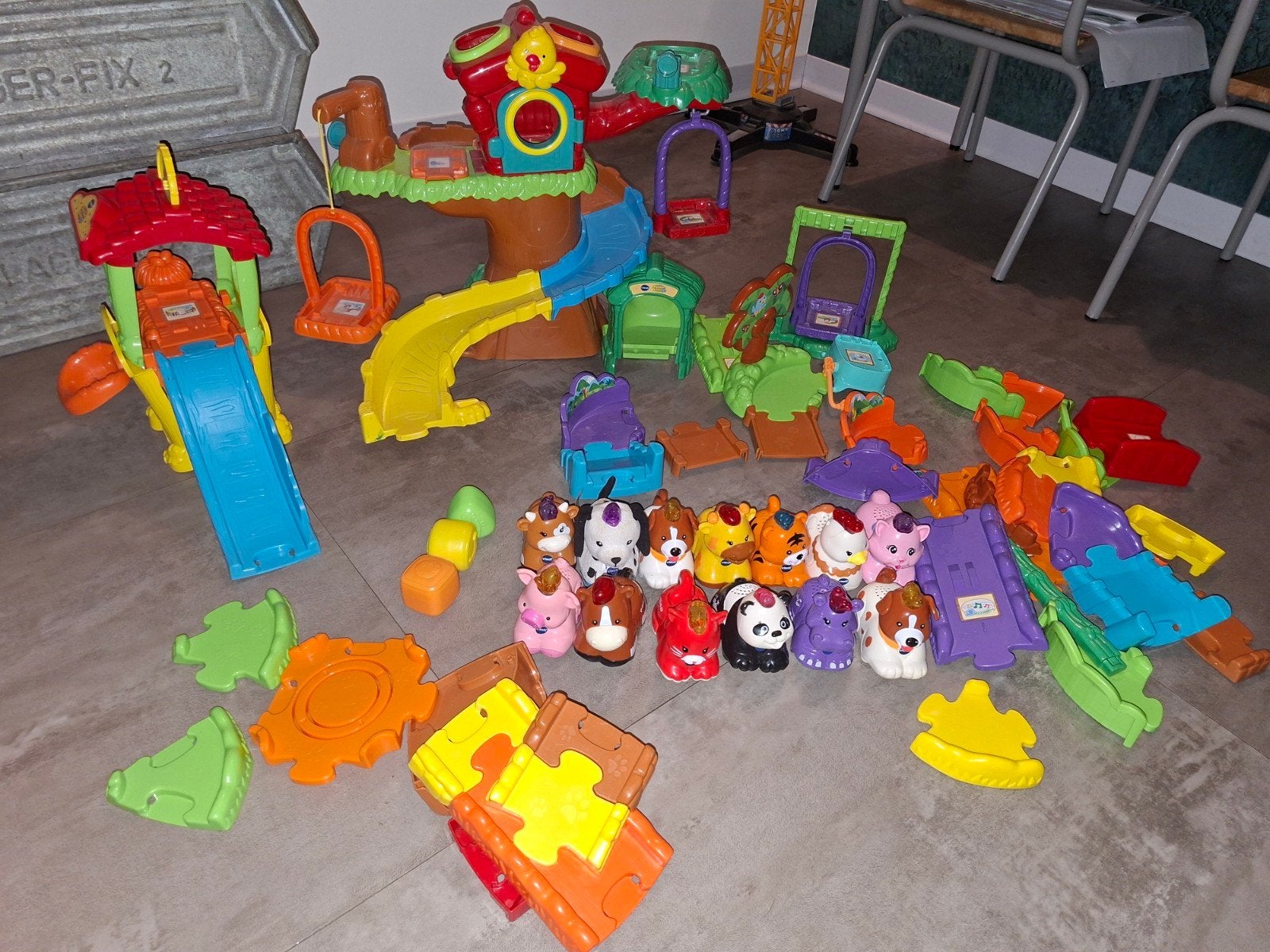 VTech Zoef Zoef Dieren met 13 Dieren en Extra's, Ophalen, Gebruikt, 2 tot 4 jaar
