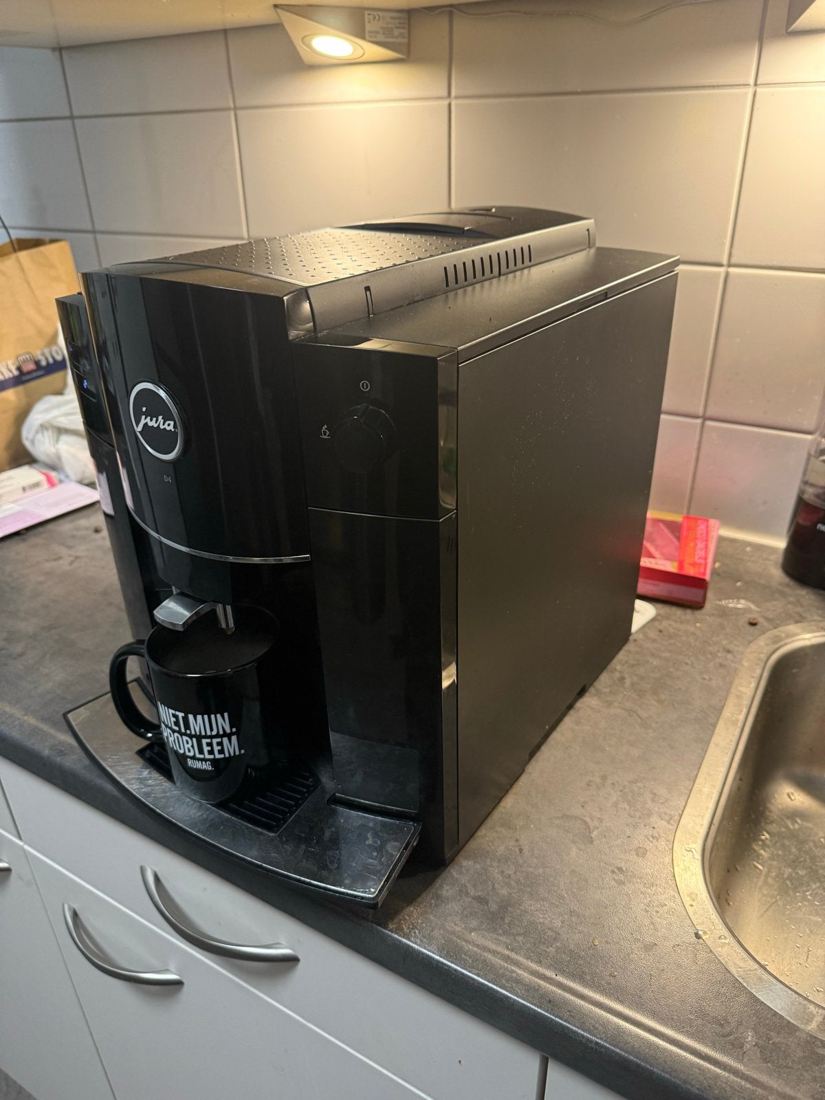 Jura D4, Ophalen, Gebruikt, Espresso apparaat, Koffiebonen
