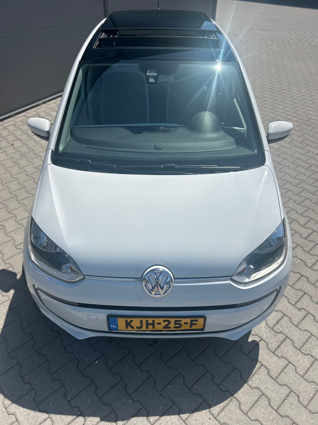 Volkswagen up! Elektromotor Panoramadak-Clima-Stoelverwarm.!, Auto's, Volkswagen, 1114 kg, Up!, Wit, Elektrisch