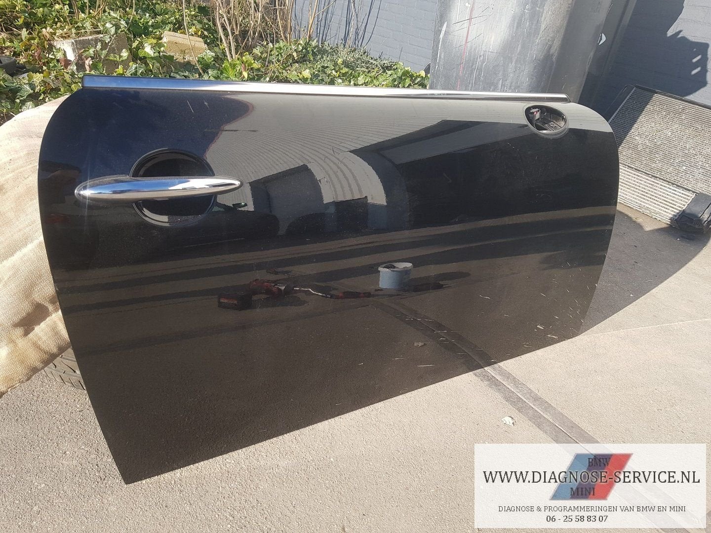 mini cooper R56 R57 portier rechts zwart, Auto-onderdelen, Ophalen, Gebruikt, -, Deur