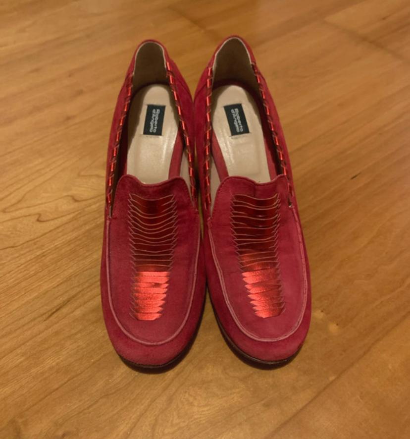 Rode schoenen - Roberto d’Angelo, Kleding | Dames, Schoenen, Ophalen of Verzenden, Zo goed als nieuw, Schoenen met hoge hakken