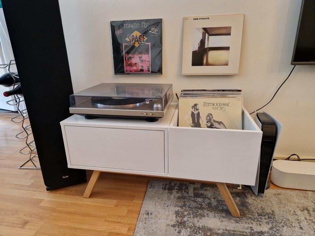 Platenspeler-/vinylmeubel in nieuwstaat, Ophalen of Verzenden
