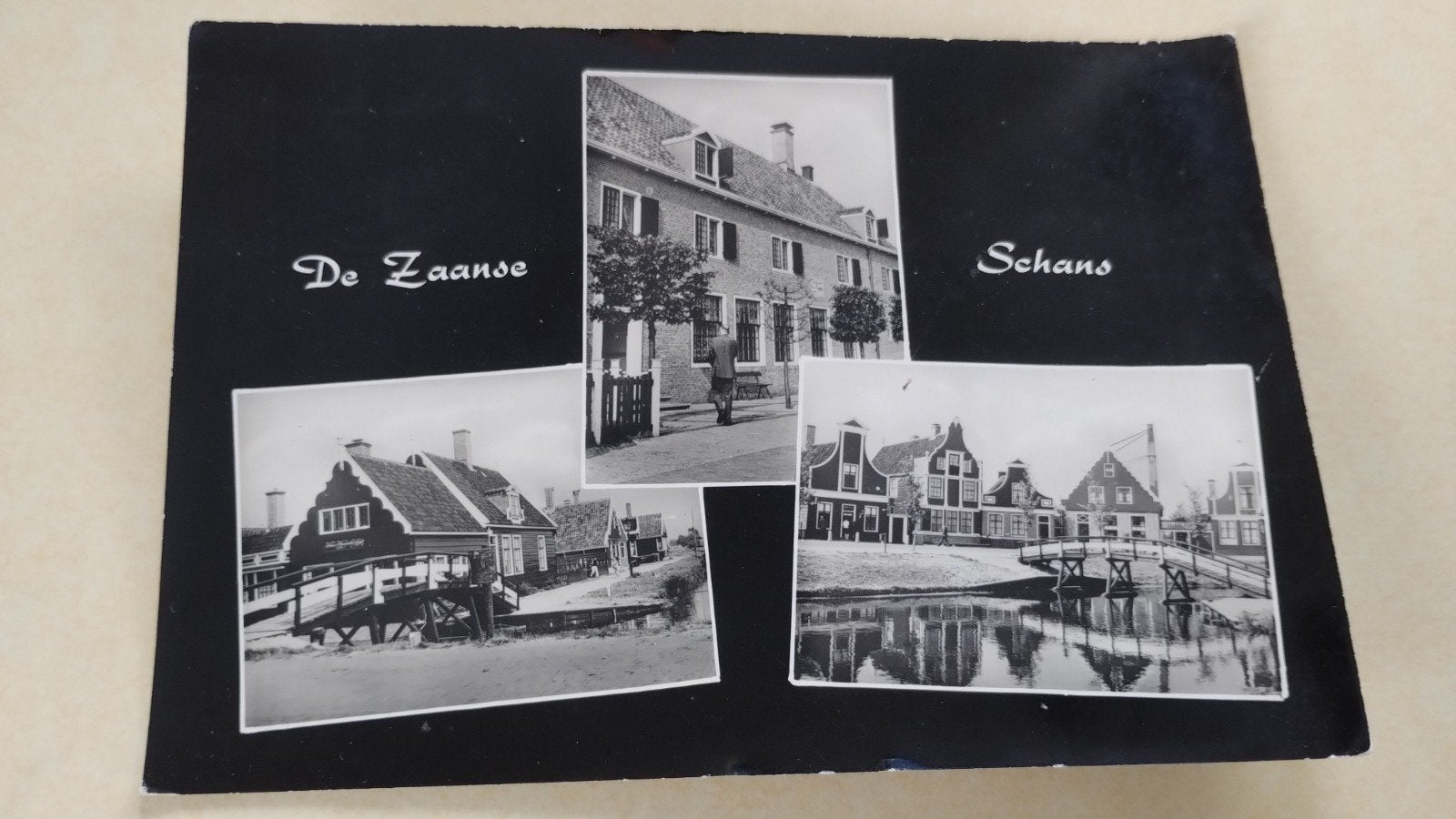 Oude ansichtkaart De Zaanse Schans - Gelopen, Ophalen of Verzenden, 1960 tot 1980, Gelopen, Noord-Holland