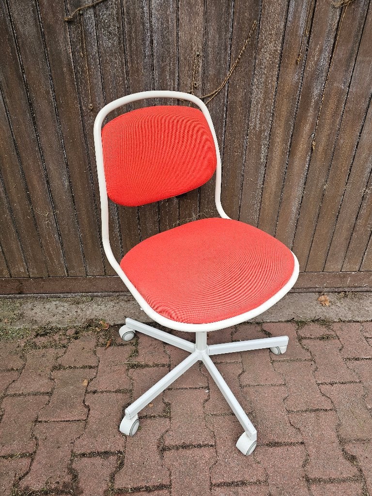 IKEA ÖRFJÄLL Bureaustoel / Draaistoel, Ophalen, Gebruikt, Rood, Bureaustoel