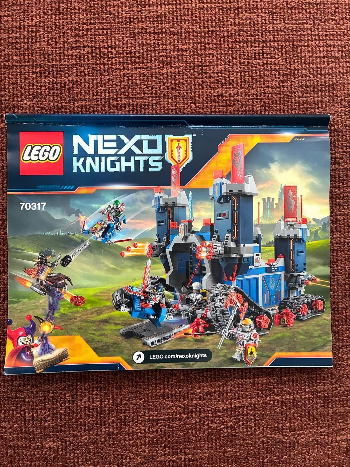 LEGO Nexo Knights 70317 Het Fortrex - Compleet  minifigure, Compleet, Lego, Ophalen of Verzenden, Zo goed als nieuw