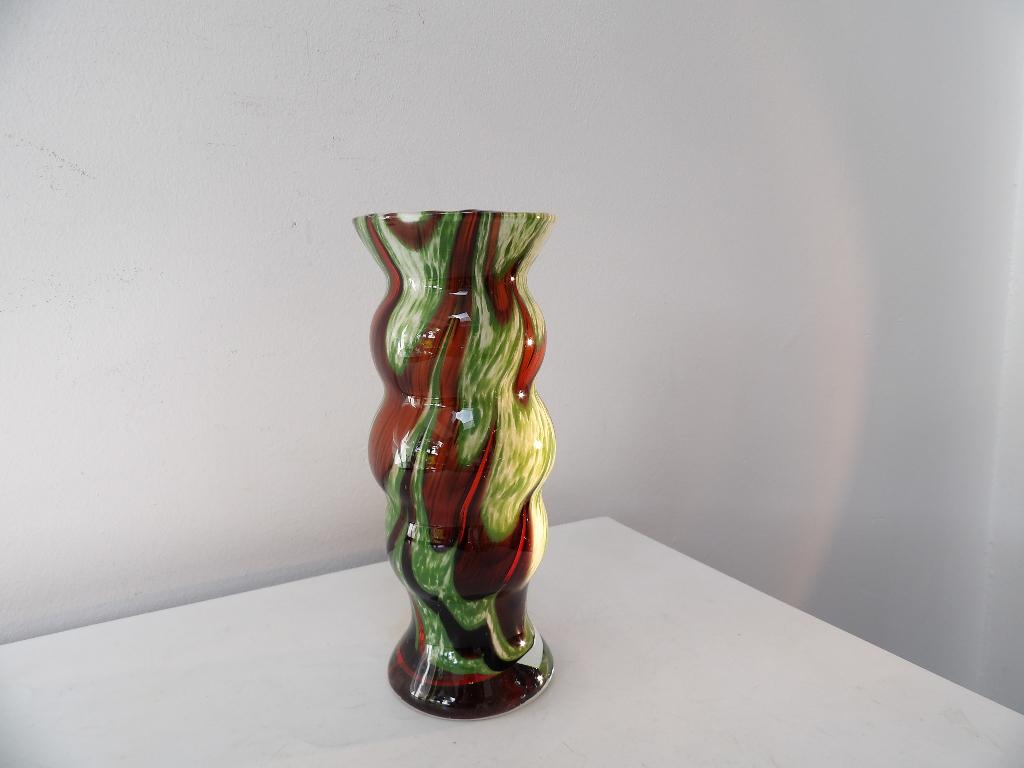 Murano Vaasje Sixties, Carlo Moretti, opaline, Antiek en Kunst, Ophalen of Verzenden