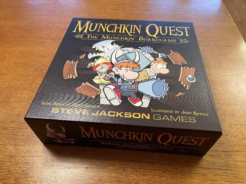 Munchkin Quest 1e Editie 6e Druk (Januari 2015) - Uitstekend, Hobby en Vrije tijd, Gezelschapsspellen | Bordspellen, Een of twee spelers