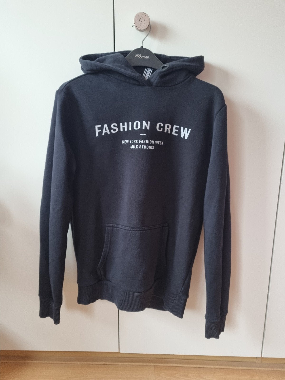 Amy & Ivy Zwarte Hoodie Maat M - Fashion Crew Print, Ophalen of Verzenden, Gedragen, Amy & Ivy