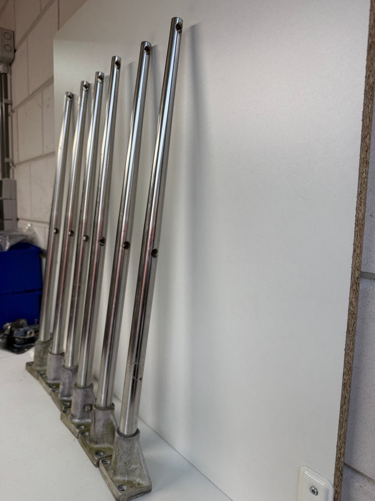 6 x scepter met scepterpot 63 cm, Ophalen of Verzenden, Gebruikt, Overige typen