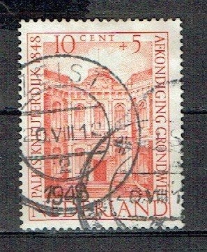 Nederland 1948 nr. 502 Monument Paleis Kneuterdijk ZEIST 2, Verzenden, Gestempeld, Plaats of Gebouw