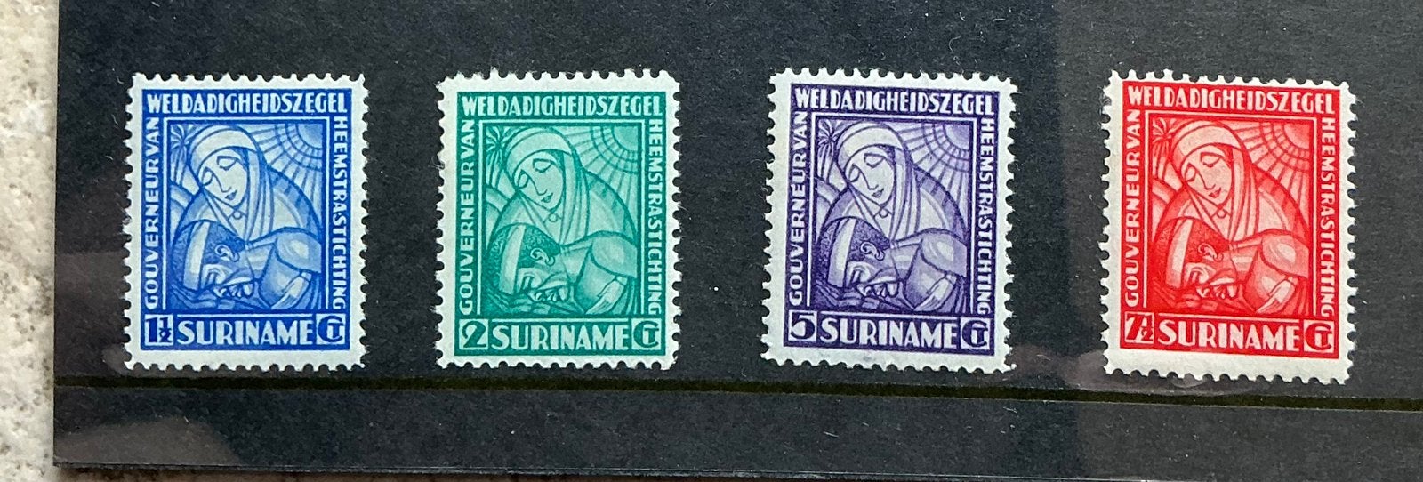 Suriname 137-140 ongebruikt, Verzenden, Postfris