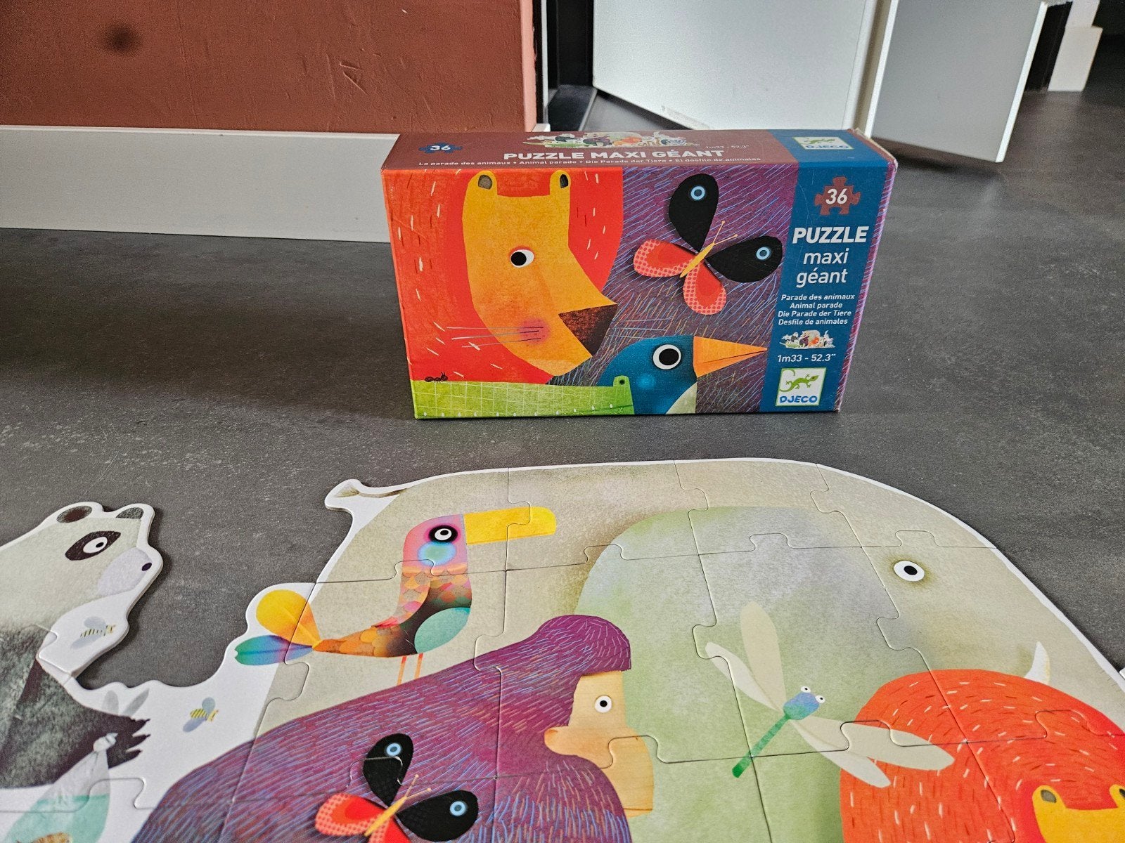 Grote Djeco puzzel, Ophalen, Gebruikt