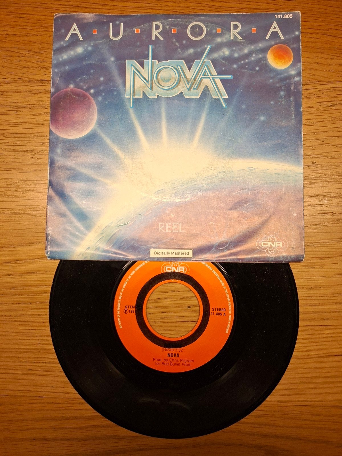 Aurora - Nova 7 inch vinyl single (1981), Gebruikt, 7 inch, Ophalen of Verzenden, Pop