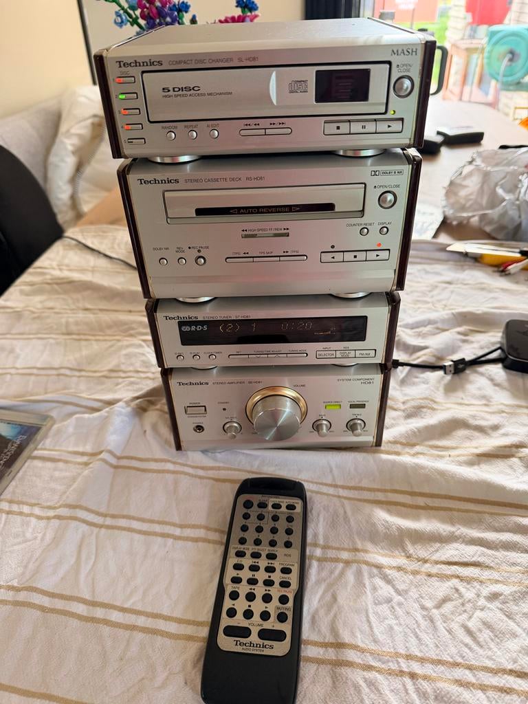 Technics DH81 Stereo Set - Goed Werkende Staat, Cassettedeck, Losse componenten, Zo goed als nieuw, Ophalen