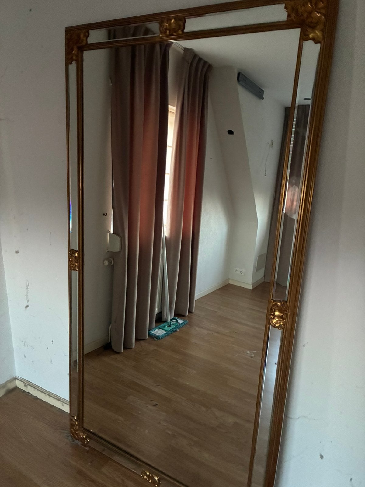 Grote spiegel, Huis en Inrichting, Woonaccessoires | Spiegels, Ophalen, Zo goed als nieuw, Rechthoekig, Minder dan 100 cm