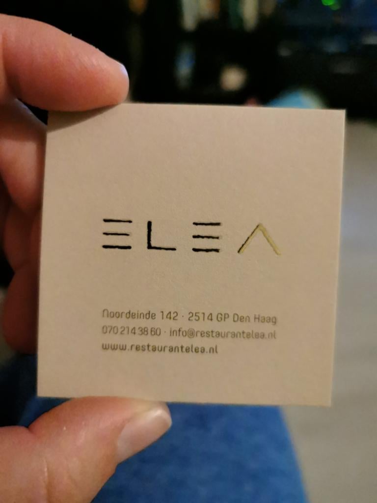 Cadeau bon 50,-( restaurant in den haag), Ophalen, Nieuw