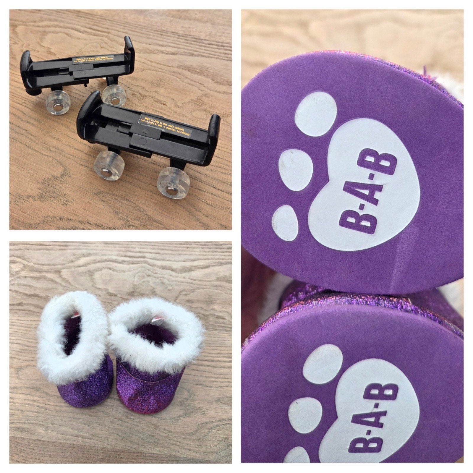 Build a bear laarsjes en rolschaatsen, Ophalen of Verzenden, Gebruikt