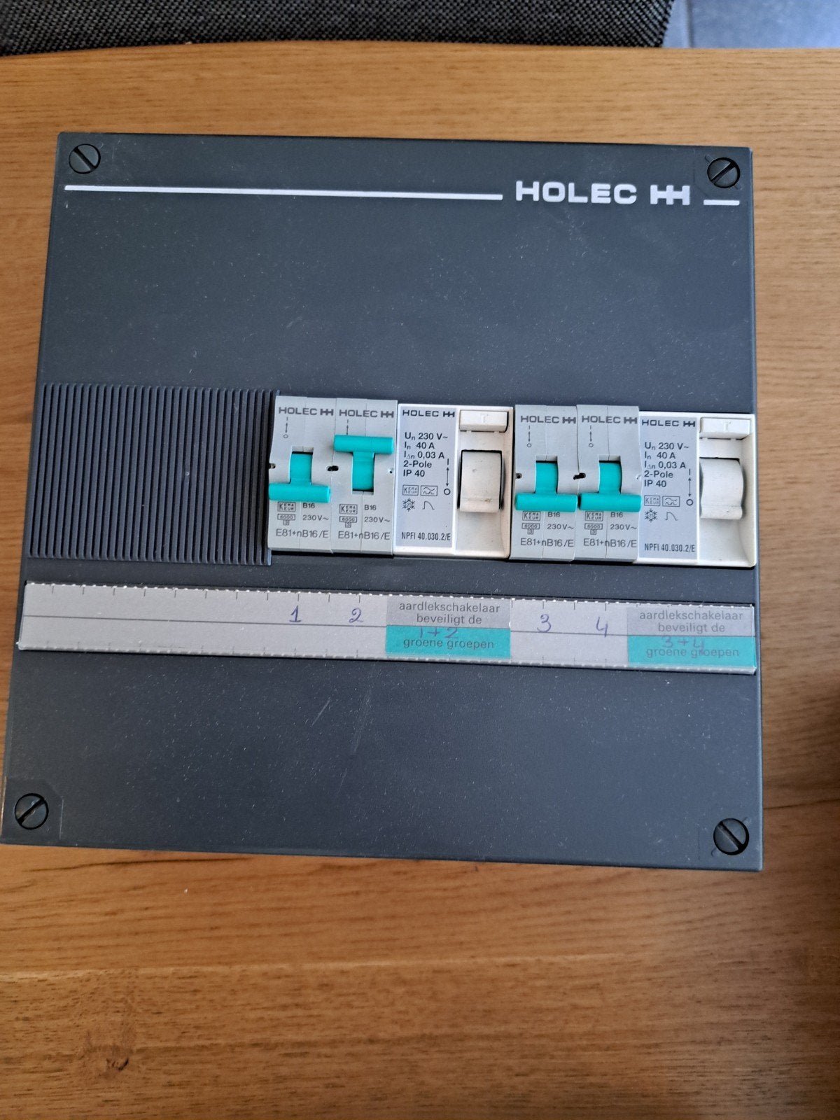 Holec groepenkast, Ophalen of Verzenden, Gebruikt
