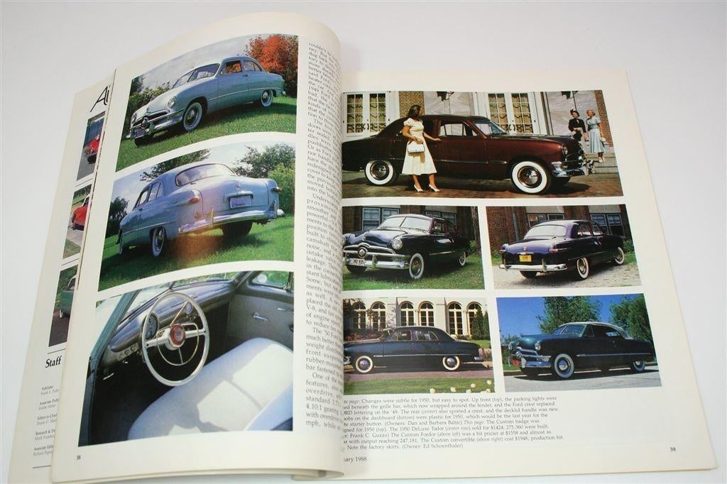 Vintage Autotijdschrift 1988 — Ford 1949-51 & Corvette, Ophalen of Verzenden, Gelezen, Ford