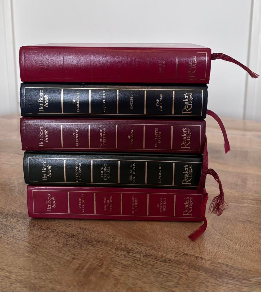 5x Reader's Digest Het Beste Boek - Vintage Gebonden Bundels, Ophalen of Verzenden, Zo goed als nieuw, Nederland