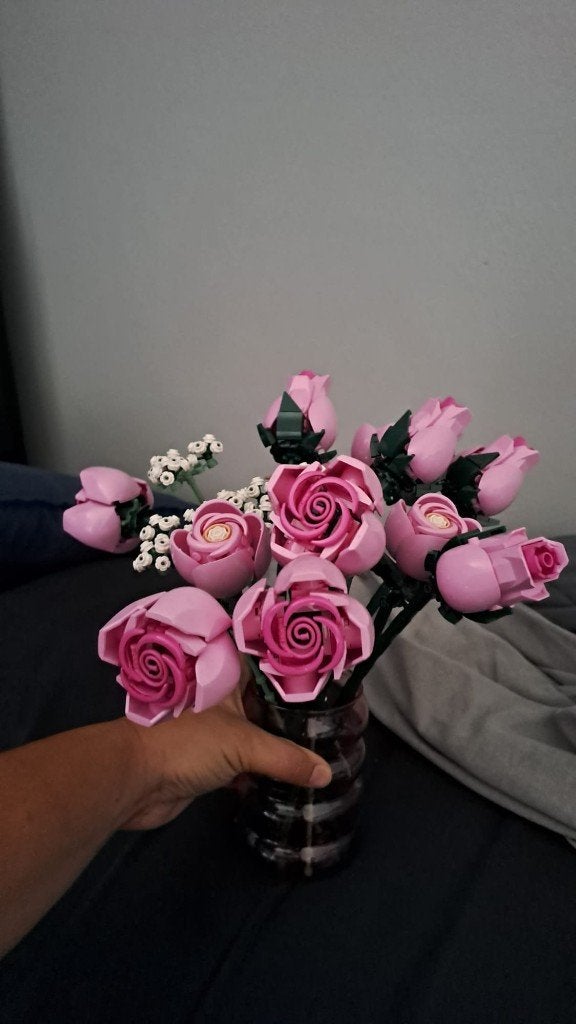 Lego roze rozen, Lego, Ophalen of Verzenden, Zo goed als nieuw, Compleet