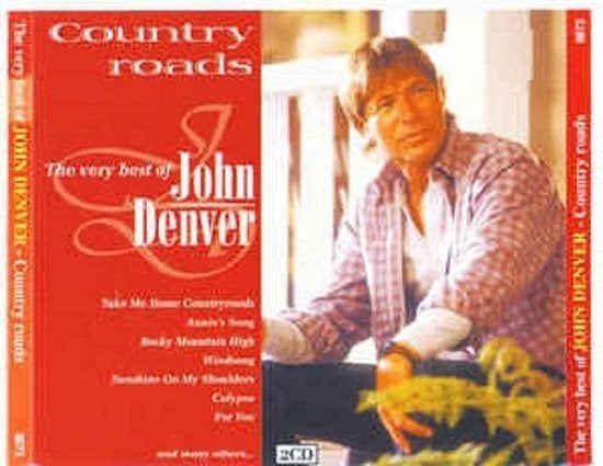 Country roads - john denver dubbel cd 28 nummers, Ophalen of Verzenden, Zo goed als nieuw, Country