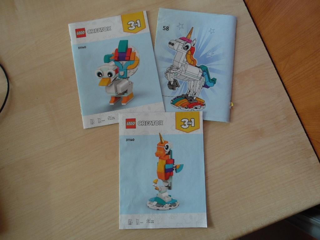 Lego 31140 Creator, Magical Unicorn, Lego, Compleet, Ophalen of Verzenden, Zo goed als nieuw