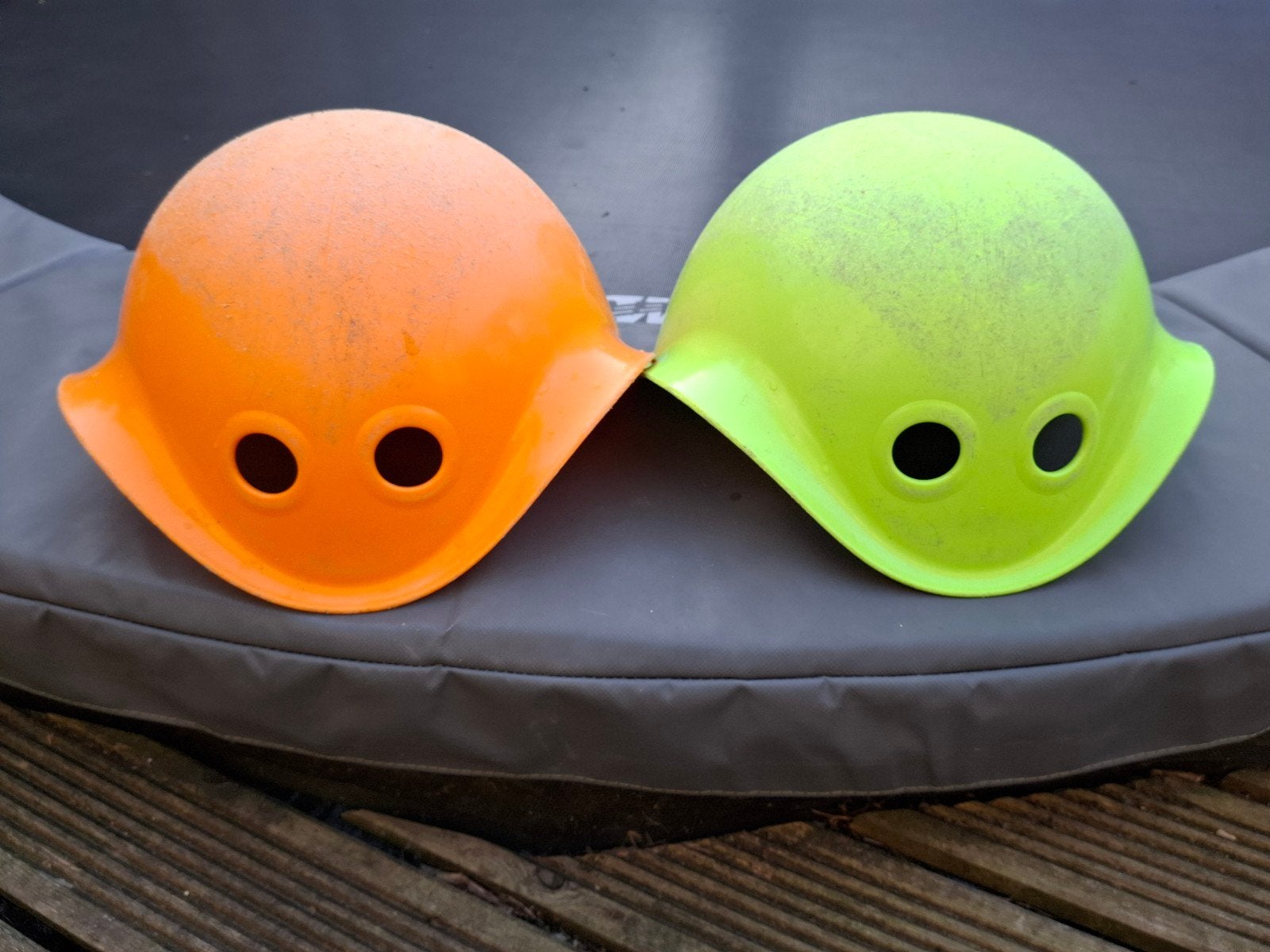 2 gebruikte Bilibo schelpen - speelattributen, Kinderen en Baby's, Speelgoed | Buiten | Los speelgoed, Gebruikt, Ophalen of Verzenden