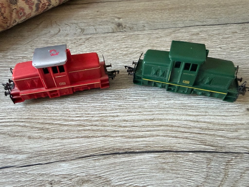2 oude Fleischmann Locomotiefjes., Fleischmann, Ophalen of Verzenden, Zo goed als nieuw, Gelijkstroom