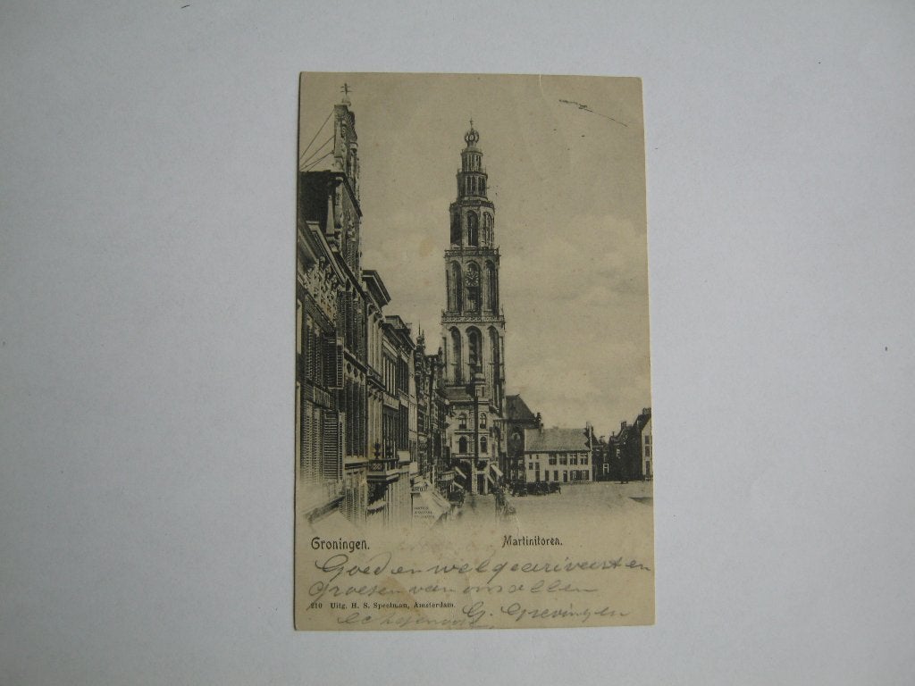 Ansichtkaarten Nederland, TC 9-65 Groningen, Martinitoren 02, Ophalen of Verzenden, Voor 1920, Gelopen, Groningen
