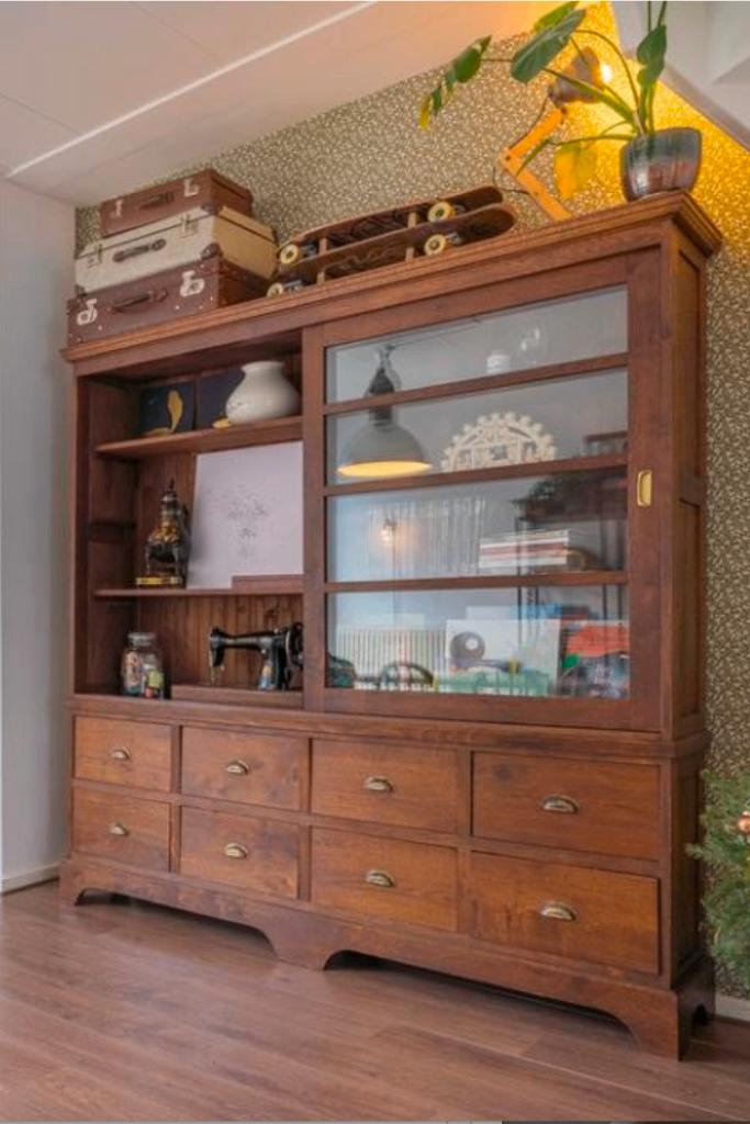 Vintage Buffetkast, Ophalen, Gebruikt, 150 tot 200 cm, 150 tot 200 cm