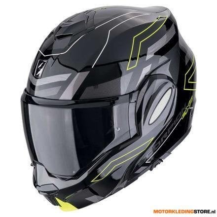 Scorpion Exo-Tech Evo Conquer Systeemhelm, Zwart-Fluor, Ophalen of Verzenden, Nieuw met kaartje