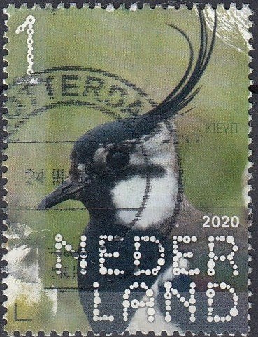 Nederland 10.29.2- 2020- Vogels - Kievit- G, Verzenden, Na 1940, Gestempeld