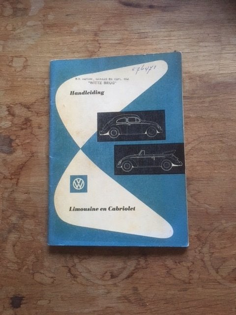 Volkswagen Kever Handleiding Limousine en Cabriolet 1957  NL, Ophalen of Verzenden