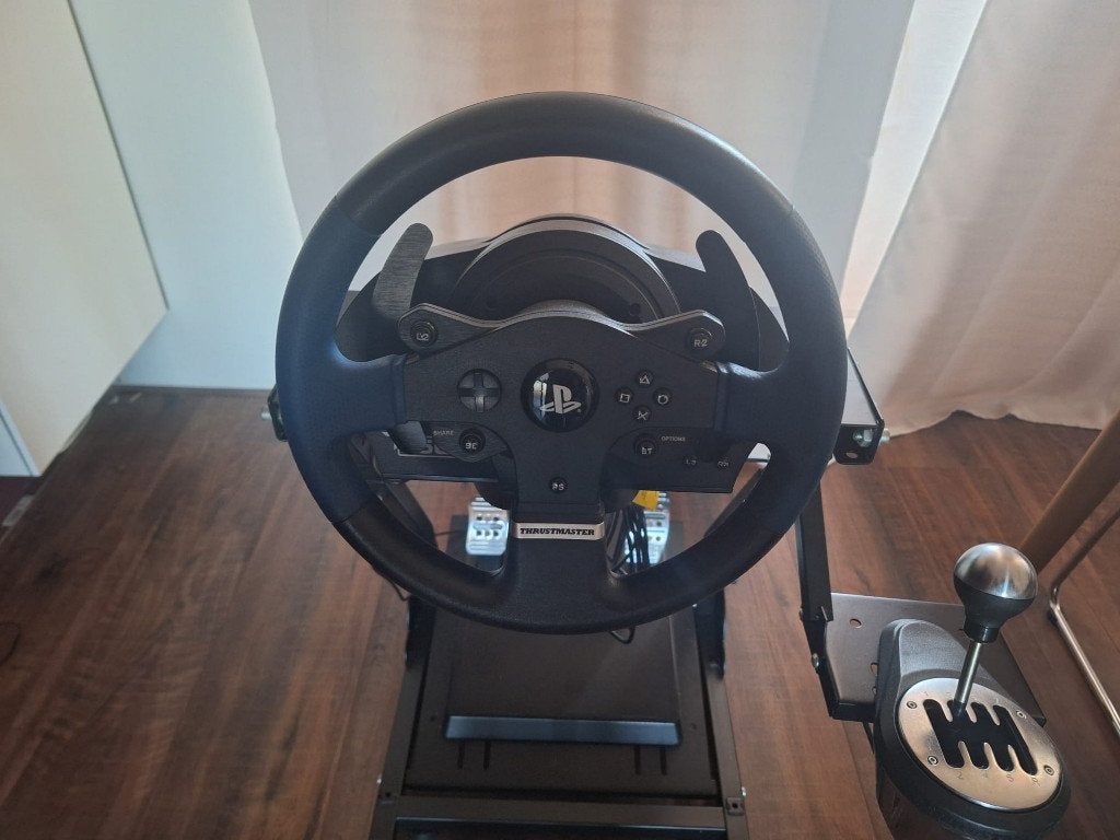 T150 + Shifter + Stand, Spelcomputers en Games, Ophalen, Gebruikt, Stuur of Pedalen, PlayStation 3