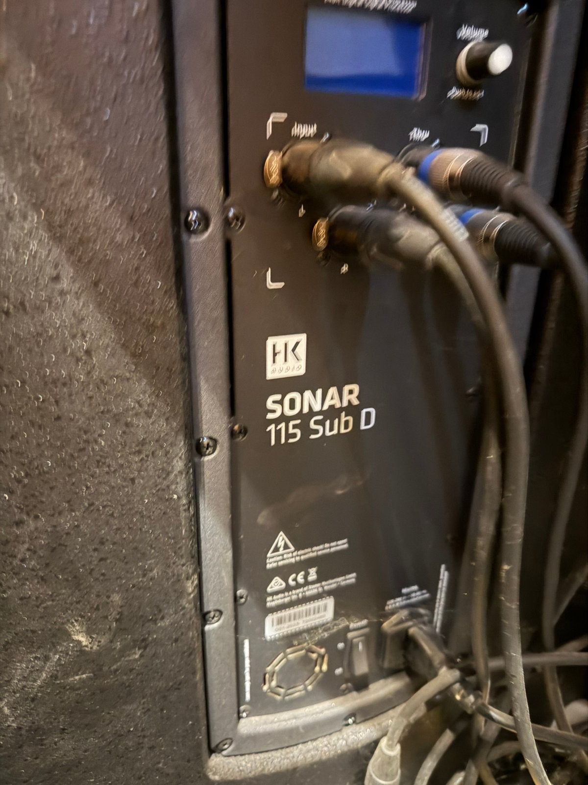 HK Sonar 112 xi fullrange luidspreker met HK Sonar 115 sub D, Overige typen, Zo goed als nieuw, Bluetooth, Ophalen