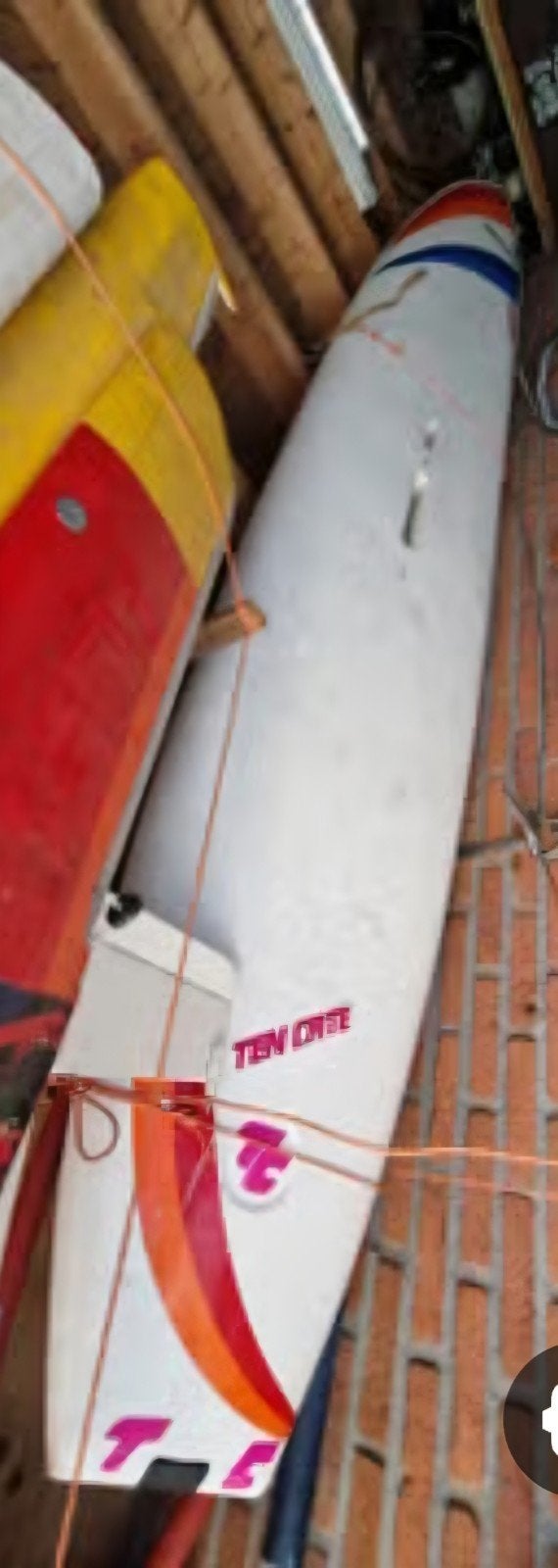 surfplank Ten Cate Allround complete set met mast, giek en z, Ophalen of Verzenden, Gebruikt, Complete set