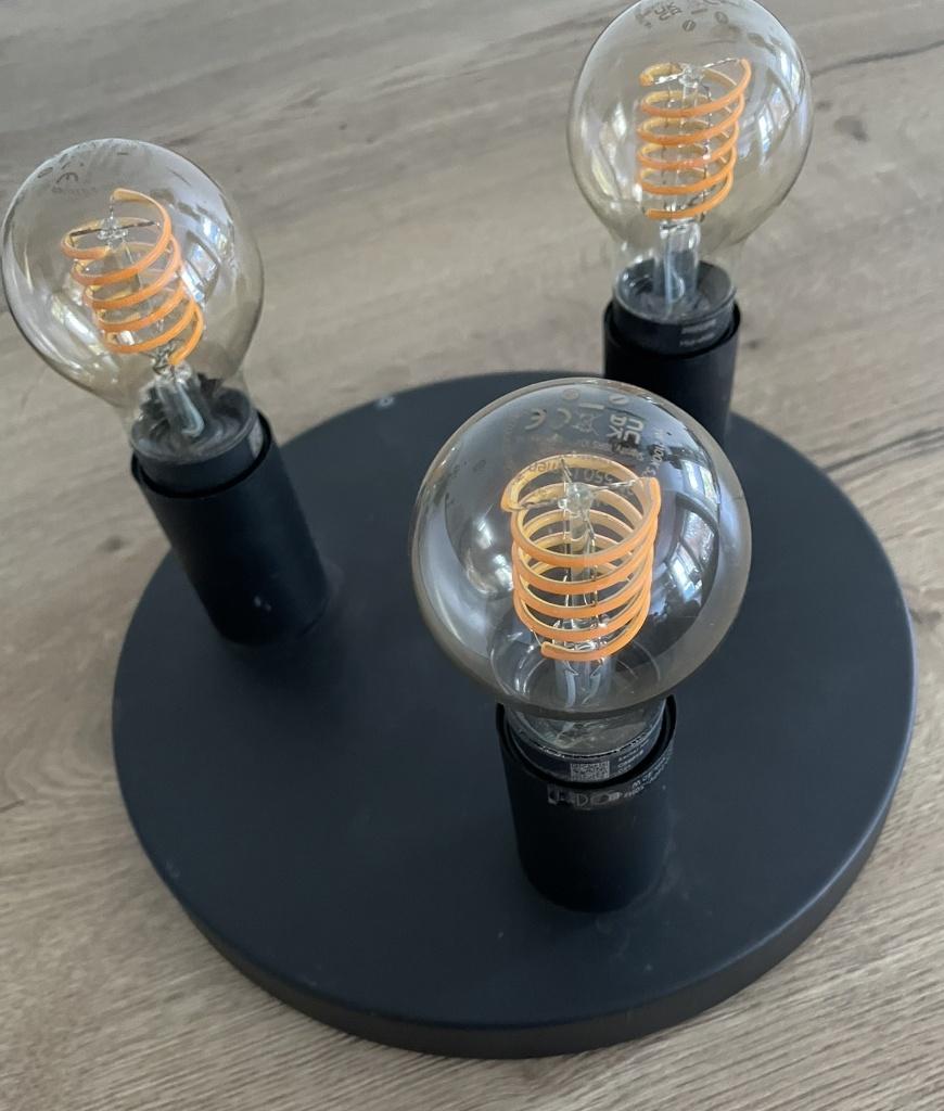 Te koop gebruikte plafondlamp., Ophalen of Verzenden, Gebruikt, Glas