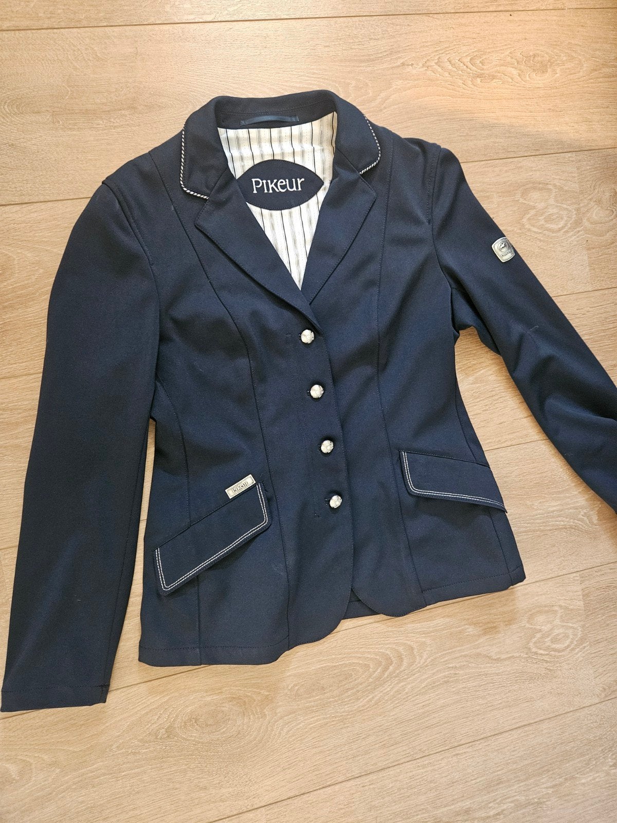 Pikeur wedstrijdjasje - Donkerblauw - Zo goed als nieuw, Dieren en Toebehoren, Paardrijkleding, Ophalen of Verzenden, Zo goed als nieuw