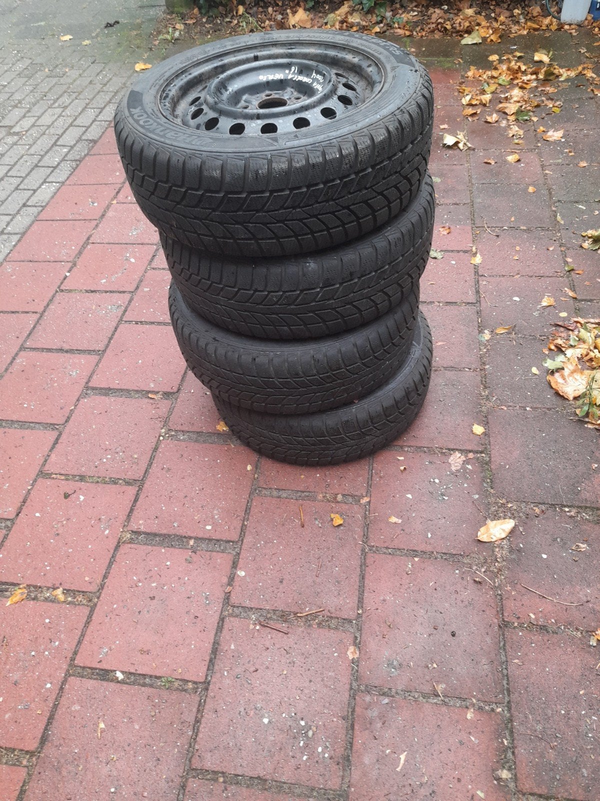 set winterbanden op velg, mt 205/55  R 16, Ophalen of Verzenden